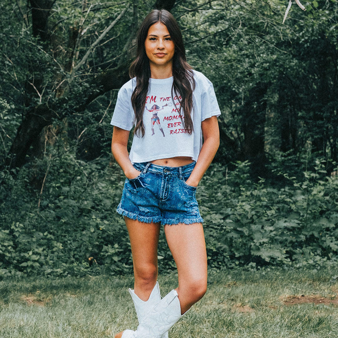 Womens Paisley Short Jorts