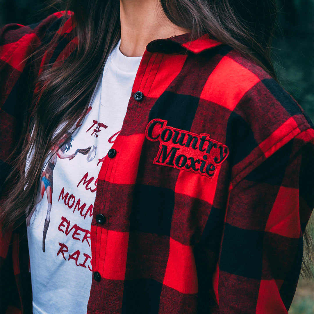 Womens Classic Flannel Shirt