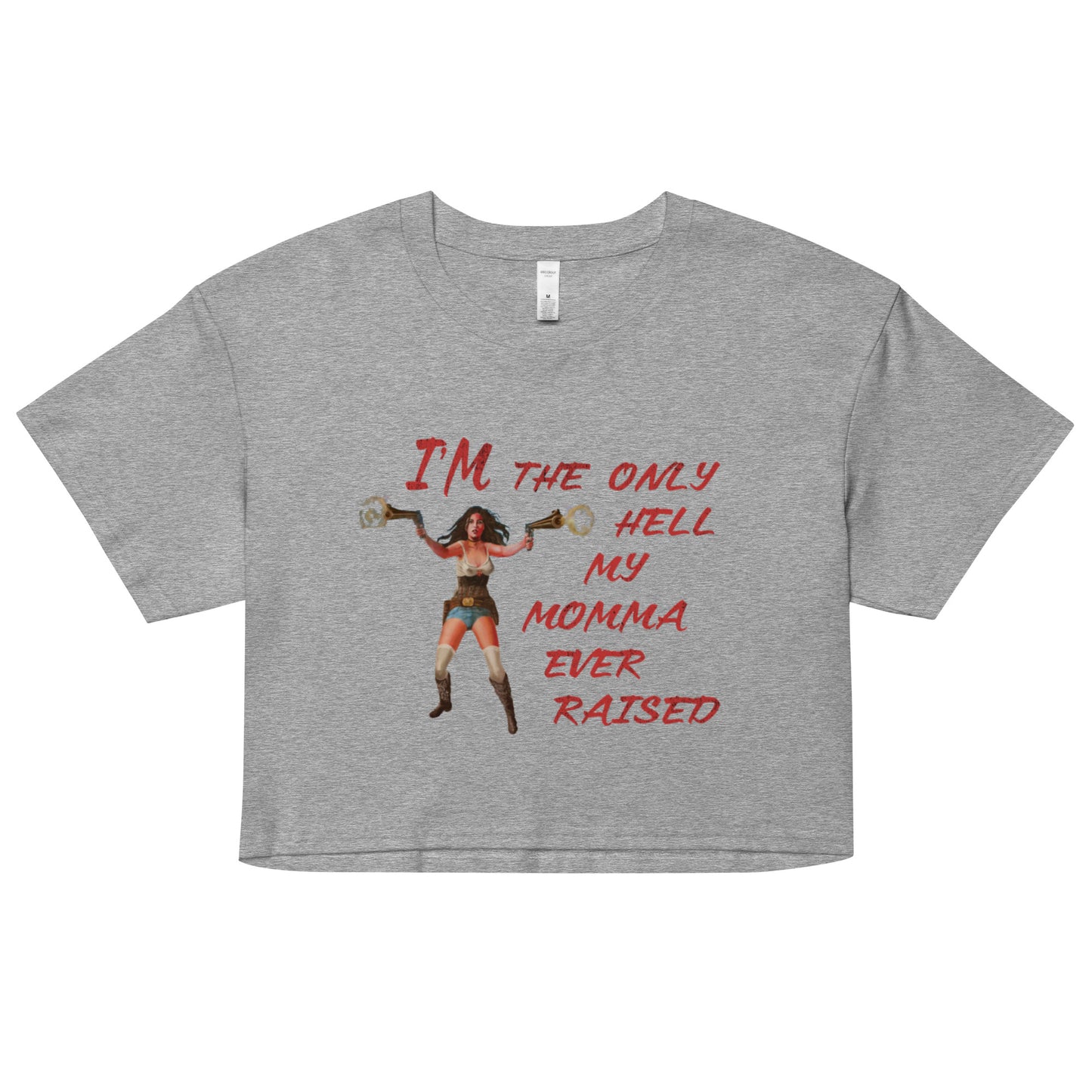 Women's "Rebel Spirit" Cropped T-Shirt