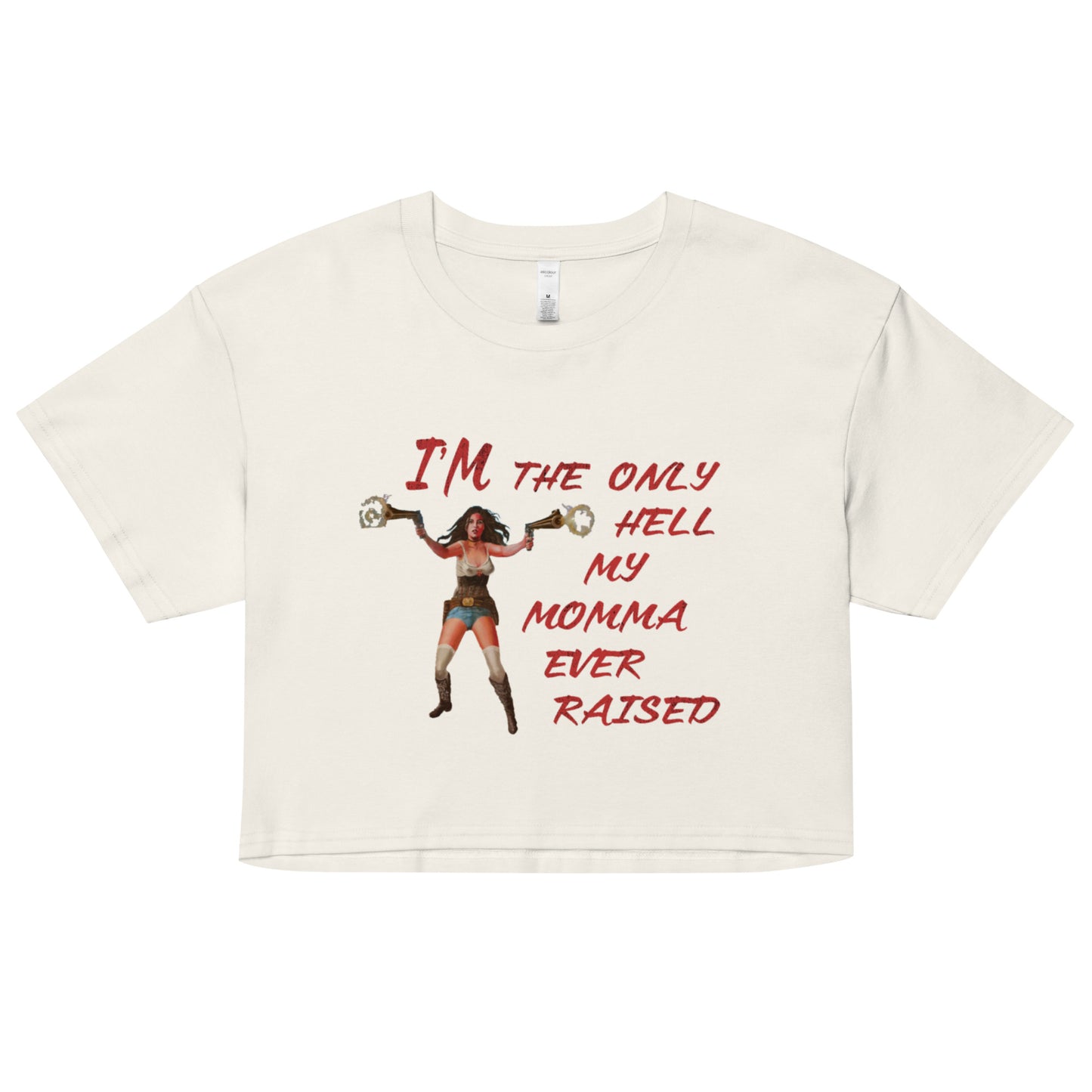 Women's "Rebel Spirit" Cropped T-Shirt